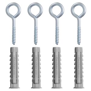Cartela com Buchas de Nylon SX 6x30mm e Pitão com 4 Peças - 600219 - FISCHER