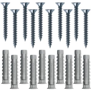 Cartela com Buchas de Nylon SX 6x30mm e Parafusos Cabeça Chata com 10 Peças - 603053 - FISCHER