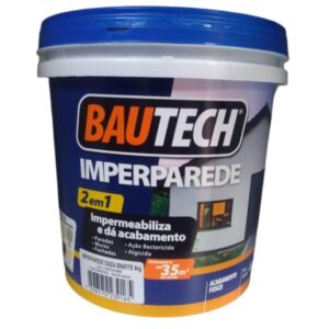 Tinta Acrílica Fosca Imperparede Cinza Platina 4kg - 21890 - BAUTECH