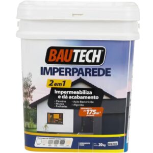 Tinta Acrílica Fosca Imperparede Branco 20kg - 21752 - BAUTECH