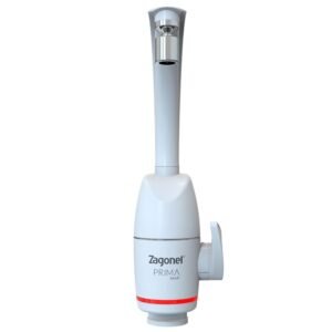 Torneira Prima Eletrônica Branco de Parede 5500 Watts 110 Volts - TPMEL55127BR03 - ZAGONEL