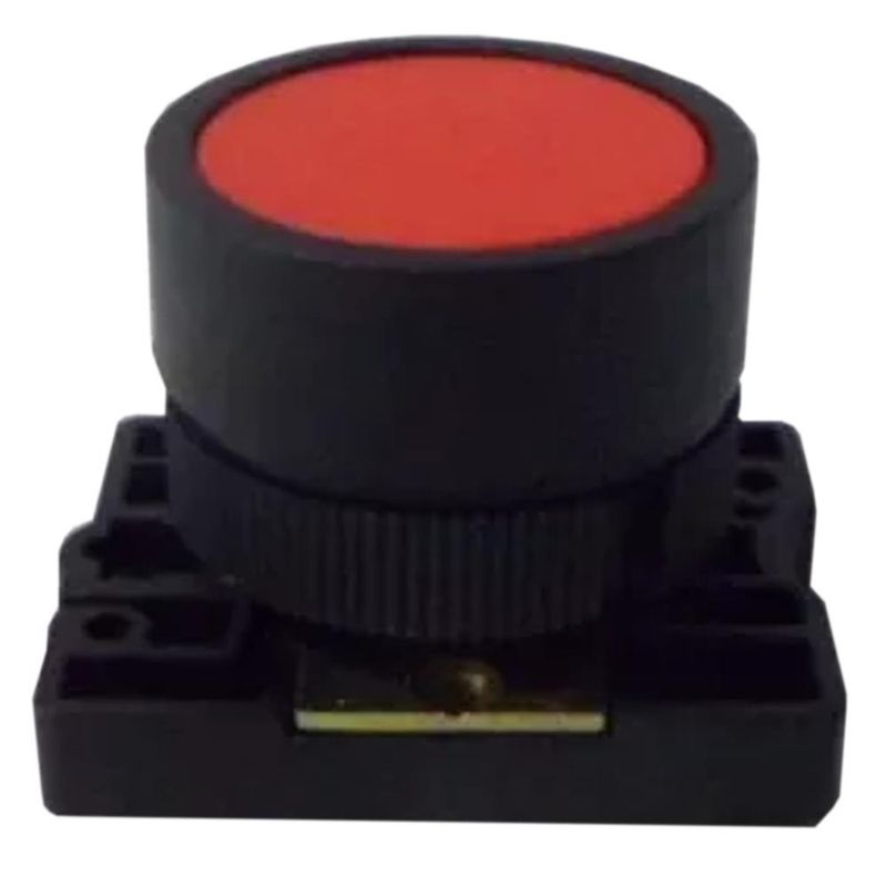 Botão à Impulsão Normal Vermelho - SLPRN1 - STECK