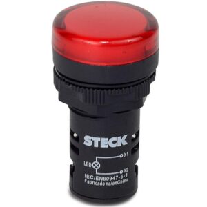 Sinalizador LED 110V Vermelho - SLDS1101 - STECK