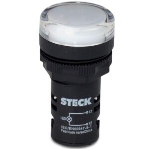 Sinalizador LED 110V Branco - SLDS1105 - STECK