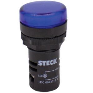 Sinalizador LED 220V Azul - SLDS2204 - STECK