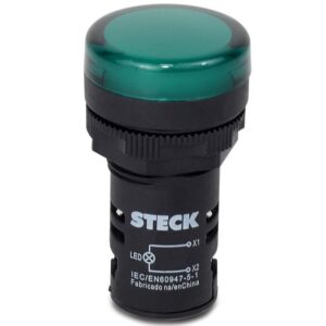 Sinalizador LED 380V Verde - SLDS3802 - STECK