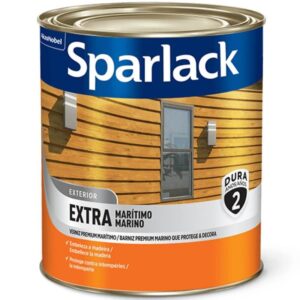 Verniz Sparlack Extra Marítimo Brilhante Para Madeira Natural 900ml - SPARLACK