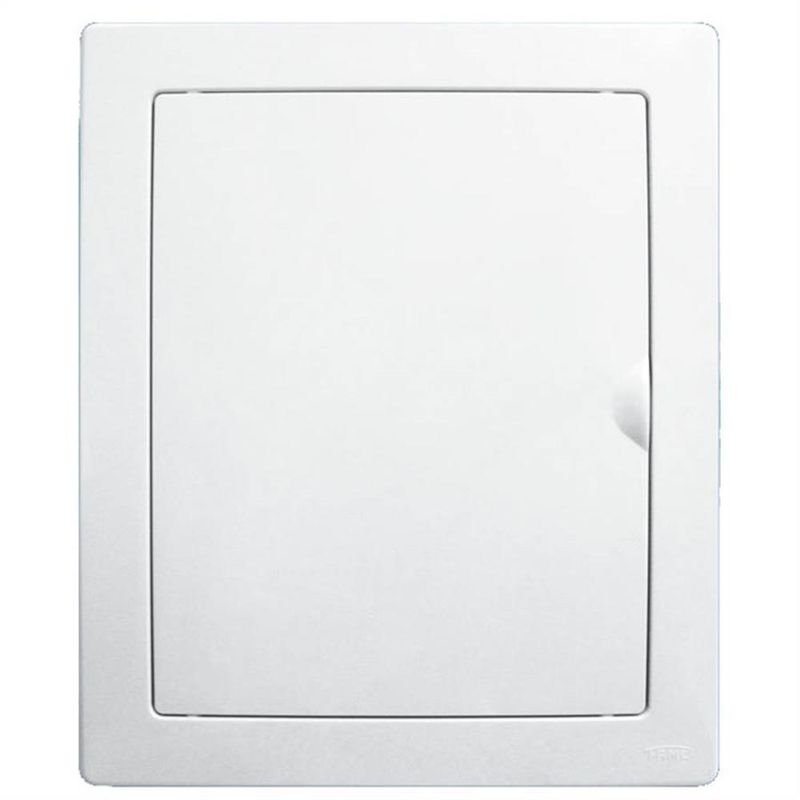 Quadro de Distribuição de Embutir para 16 Disjuntores NEMA ou 24 DIN Porta Branca Reversível - 2729 - FAME