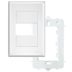 Placa 4""x 2"" com Suporte 1 Módulo Horizontal Evidence - 2885 - FAME