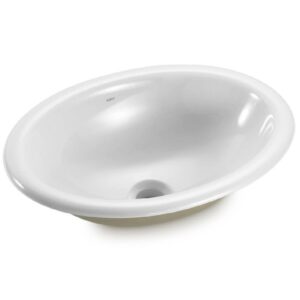 Cuba Oval de Sobrepor 44x32cm Branca - IL6600 - ICASA