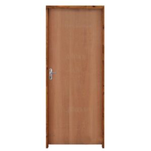 Porta Lisa Padrão Imbuia Esquerda 72x210cm Batente 12 - RD1052 - RODAM
