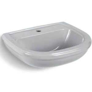 Lavatório para Coluna Sabatini 53x44cm Cinza Claro - IL503 - ICASA