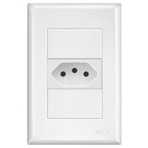 Tomada 2P+T 20A 250 Volts com Placa 4x2 Evidence - 10238884 - FAME