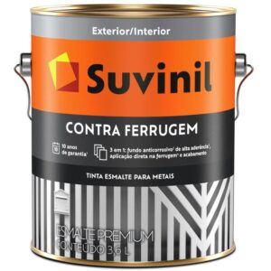 Tinta Esmalte Brilhante Contra Ferrugem 3,6 Litros Branco - 50579133 - SUVINIL