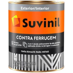 Tinta Esmalte Brilhante Contra Ferrugem 900ml Branco - 50578915 - SUVINIL