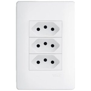 3 Tomadas Habitat 2P+T 20A 250 Volts- 3127 - FAME