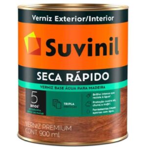 Verniz à Base de Água Brilhante Mogno 900ml - 50347969 - SUVINIL