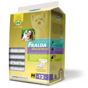 Fraldas para Pets Descartavéis no Tamanho M com 12 Unidades - 70570 - AMERICAN PETS