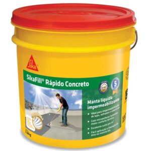 Sikafill Rápido Cinza Concreto 3,6 Kilos - 428203 - SIKA