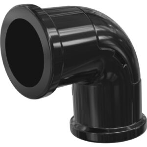 Cotovelo com Tampa Vigia em PVC S/R Preto 1/2"" - E015320010 - WETZEL