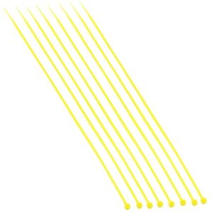Abraçadeiras de Nylon Amarela 2,5x100mm com 50 Unidades - 7292 - BRASFORT