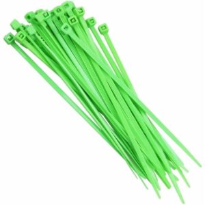 Abraçadeira Verde de 2,5 x 100 mm com 50 unidades - 7294 - BRASFORT