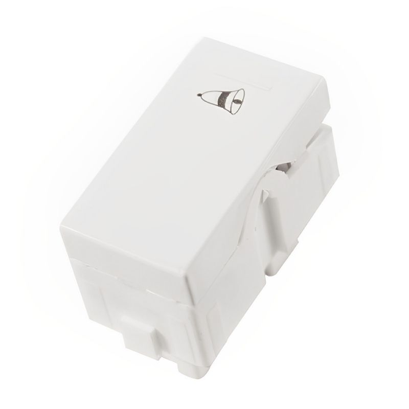 Interruptor Pulsante para Campainha sem Placa Branco - DC-9100/6 - DICOMPEL