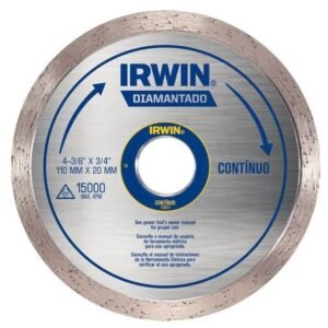 Disco Diamantado Liso Atc 110mm x 20mm - IW13891 - IRWIN