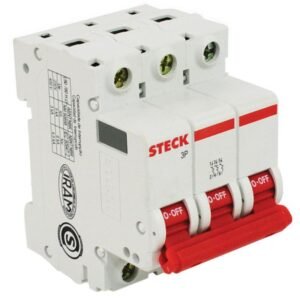Disjuntor DIN Tripolar 50A - SDD63C50 - STECK