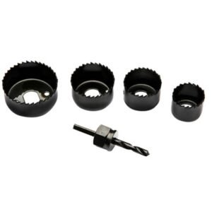 Kit de Serras Copo de Aço Cromado 32 a 54mm com 5 Peças - 8734 - BRASFORT