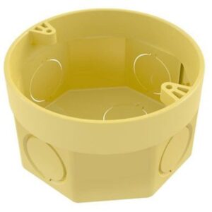 Caixa 3""x3"" com Anel Deslizante Amarela - 33043171 - TIGRE