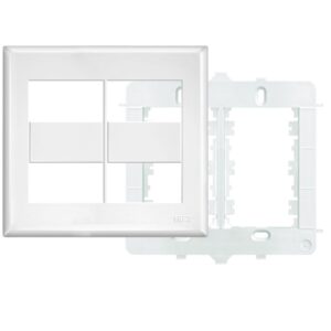 Placa 4""x 4"" com Suporte 4 Módulos Horizontais Distanciados Evidence - 2892 - FAME
