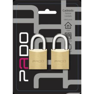 Cadeado SM 2 E-35mm 4 Chaves Iguais - 51005516 - PADO