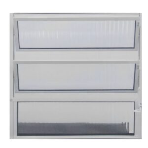 Vitrô Basculante 1 Seção 60x60cm Branco - 1486 - JANELLOT
