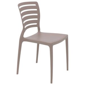 Cadeira Sofia Encosto Vazado Horizontal Camurça - 92237/310 - TRAMONTINA