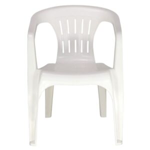 Cadeira com Braços Atalaia em Polipropileno Branco - 92210010 - TRAMONTINA