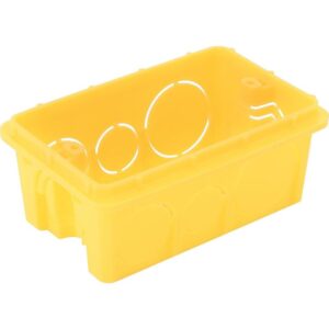 Caixa De Embutir Retangular Amarela De PVC 4X2 - 57500044 - TRAMONTINA