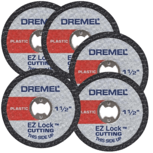 Disco de Corte para Plástico Ez Lock 1.1/2"" Polegadas 38mm Embalagem com 5 Unidades - EZ476 - DREMEL