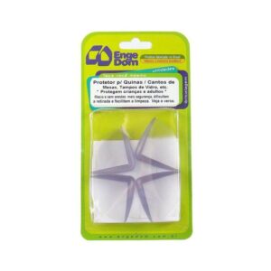 Protetor em PVC de Quinas e Cantos com 4 Peças - 2112 - ENGEDOM