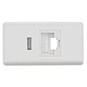 Tomada RJ45 (CAT 6) Branca - 57115/056 - Tramontina