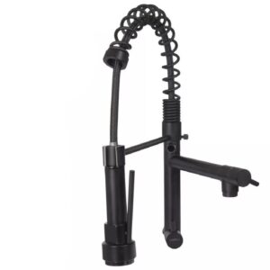 Torneira Gourmet Monocomando de Parede Preta com 50cm - PAR-002 - STILLUS HOME