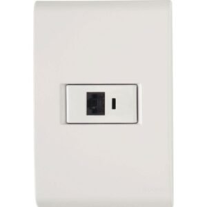 Conjunto Liz Branco 4x2 com 1 Tomada para Telefone RJ11 - 57170019 - TRAMONTINA