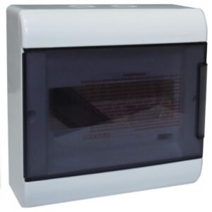 Quadro de Distribuição de Sobrepor 1X8 Porta Transparente - SCV8PT - STECK