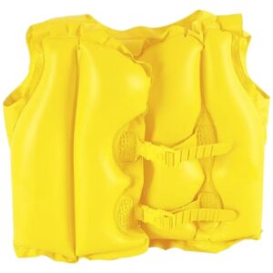 Colete Infantil Inflável Salva-Vidas Amarelo 33x25cm Suporta até 30 Kilos - 1822 - MOR
