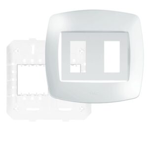Placa 4"" x 4"" com Suporte 2 Módulos Verticais Elegance - 2761 - FAME
