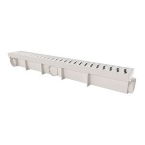 Ralo Modular 6x50cm com Grelha ABS Branco - 1906 - ESTRELA