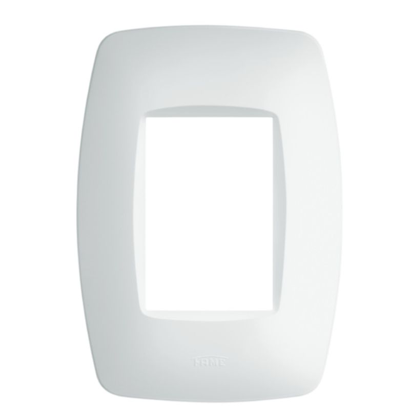 Placa com Suporte 4"" x 2"" 3 Módulos Horizontais Elegance - 2377 - FAME