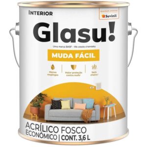 Tinta Acrílica Vinil 3,6 Litros Palha Glasu - 53429338 - SUVINIL