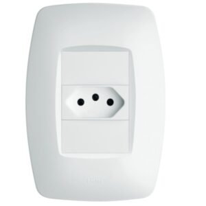 Conjunto Tomada 2P+T 10A 250 Volts Elegance - 2257 - FAME