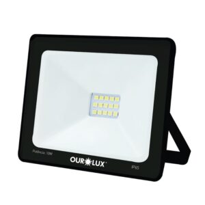Projetor Led Slim 30W Preto 3000K - OUROLUX